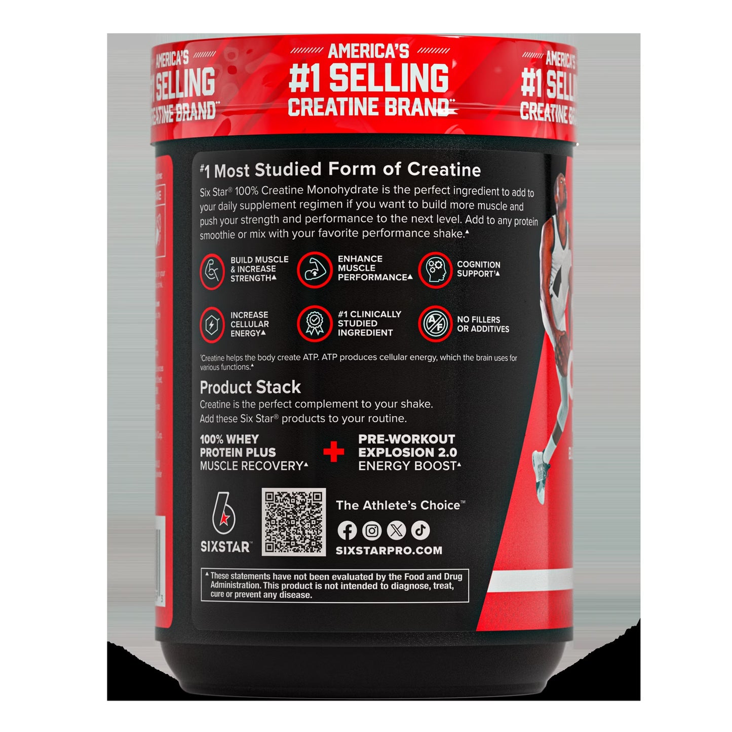 100% Creatine Powder, Supports Muscles, Unflavored, 10.58 Oz, 80 Servings