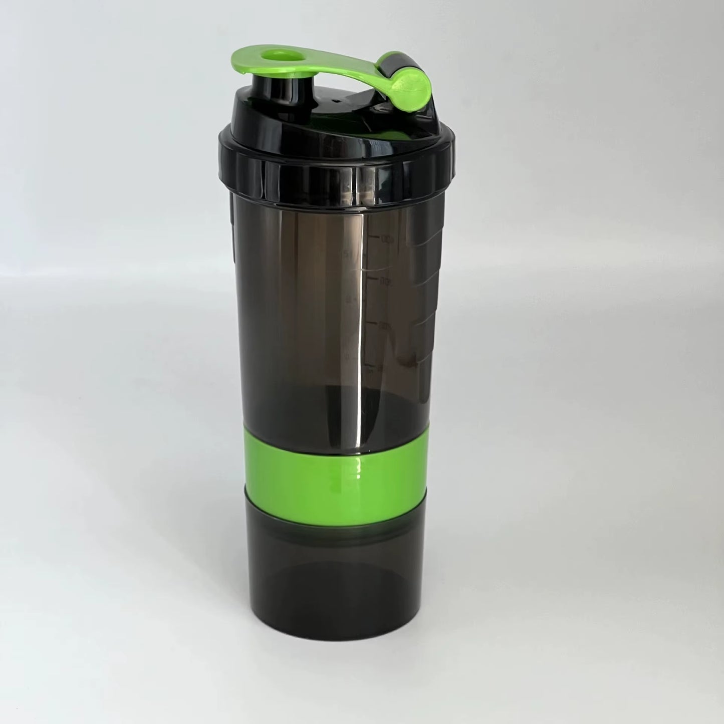 3 Layers Shaker Protein Bottle Powder Shake Cup Water Bottle Plastic Mixing Cup Body Building Exercise Bottle