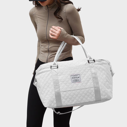 Travel Duffle Bag, Weekender Travel Bag Men Small Gym Bag for Women, Hospital Bag for Labor and Delivery, Overnight Bag Luggage Bag with Trolley Sleeve 18.11X13.78X6.69In