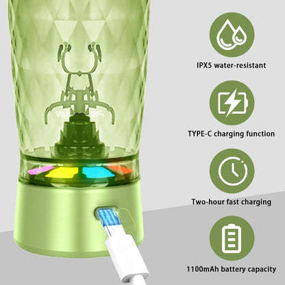Electric Protein Shaker Bottle, Protein Shakes Mixer, Portable Pre Workout Self Mixing Cup, Made with Bpa-Free Tritan, 22Oz