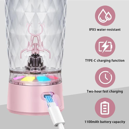 Electric Protein Shaker Bottle, Protein Shakes Mixer, Portable Pre Workout Self Mixing Cup, Made with Bpa-Free Tritan, 22Oz
