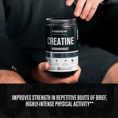 Creatine Monohydrate Powder 425G - Canadian-Owned Informed Choice Certified Supplement for Increased Muscle Mass*, Improved Strength, Power, & Performance** - 85 Servings, Unflavored