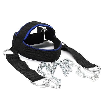 Head Harness Sports Neck Training Exerciser Strap Muscle Builder Home Gym for Strength Fitness Weight Lifting Workout Boxing MMA