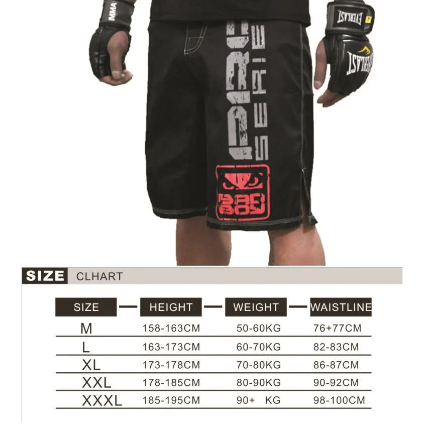SUOTF Technical Performance Falcon Shorts Sports Training and Competition MMA Shorts Tiger Muay Thai Boxing Shorts Mma Short
