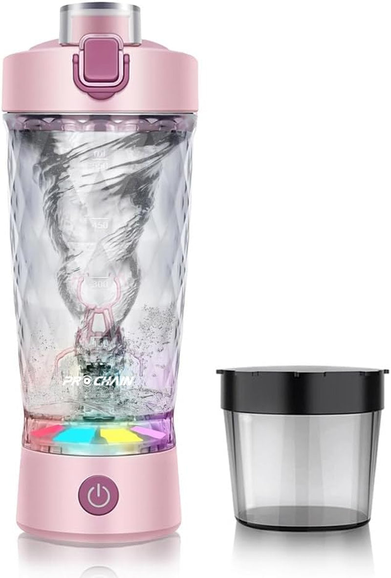 Electric Protein Shaker Bottle, Protein Shakes Mixer, Portable Pre Workout Self Mixing Cup, Made with Bpa-Free Tritan, 22Oz