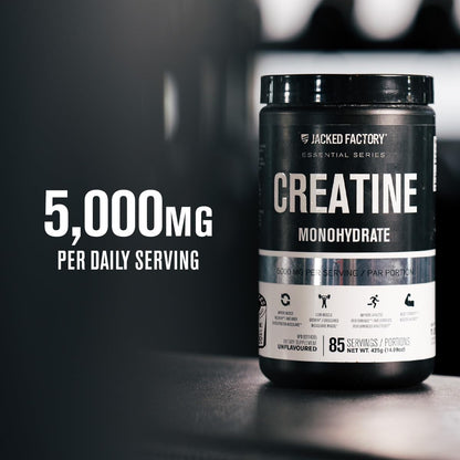 Creatine Monohydrate Powder 425G - Canadian-Owned Informed Choice Certified Supplement for Increased Muscle Mass*, Improved Strength, Power, & Performance** - 85 Servings, Unflavored