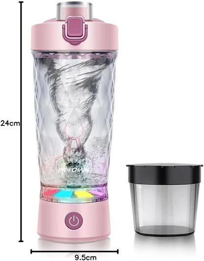 Electric Protein Shaker Bottle, Protein Shakes Mixer, Portable Pre Workout Self Mixing Cup, Made with Bpa-Free Tritan, 22Oz