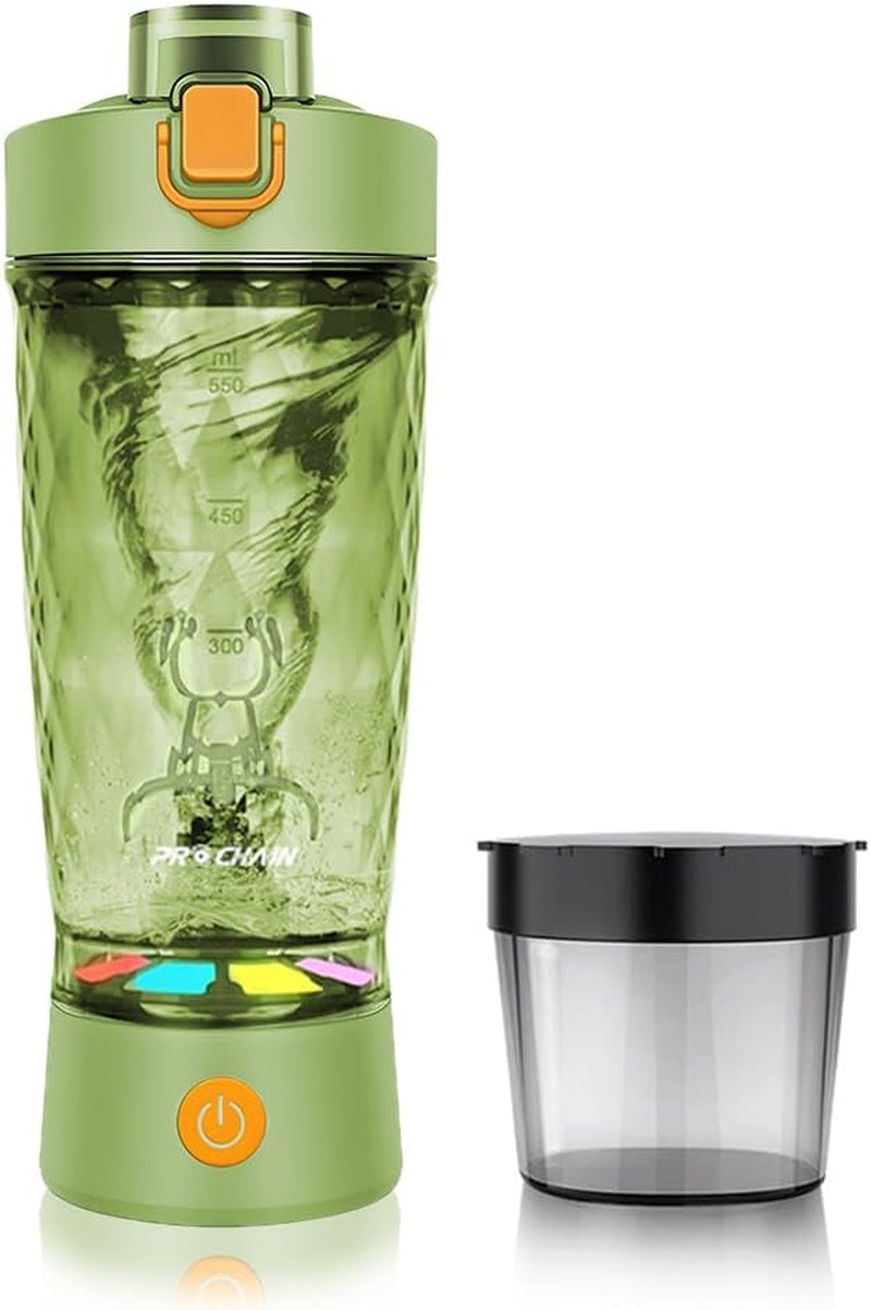 Electric Protein Shaker Bottle, Protein Shakes Mixer, Portable Pre Workout Self Mixing Cup, Made with Bpa-Free Tritan, 22Oz