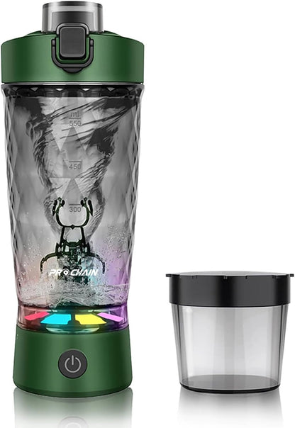 Electric Protein Shaker Bottle, Protein Shakes Mixer, Portable Pre Workout Self Mixing Cup, Made with Bpa-Free Tritan, 22Oz