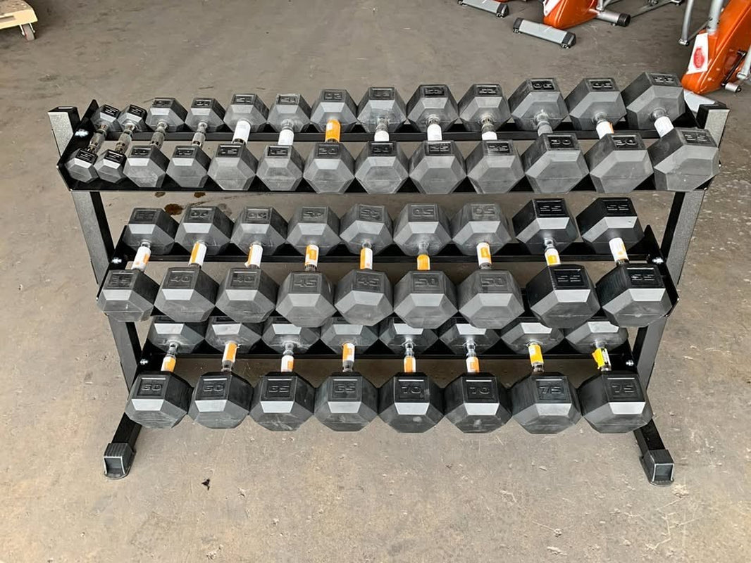 NEW 5–75 Lb Dumbbell Set + Rack – Full Commercial Gym Bundle, Home Gym